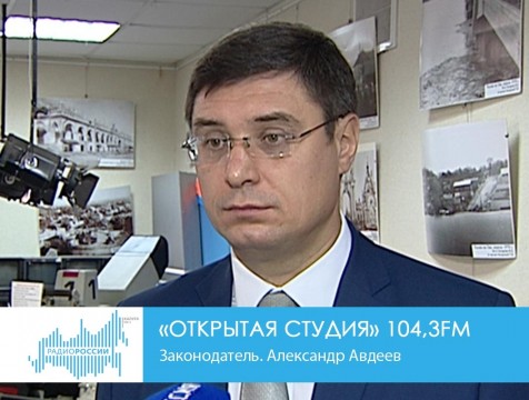 Открытая студия. Законодатель. Александр Авдеев