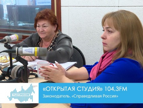 Открытая студия. Законодатель. «Справедливая Россия»