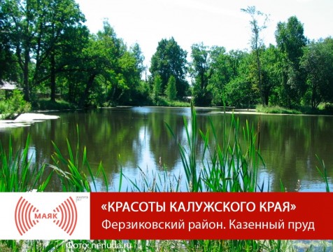 Красоты Калужского края. Ферзиковский район. Казенный пруд