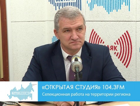 Открытая студия. Селекционная работа на территории региона