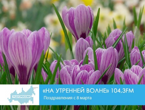 На утренней волне. Поздравления с 8 марта