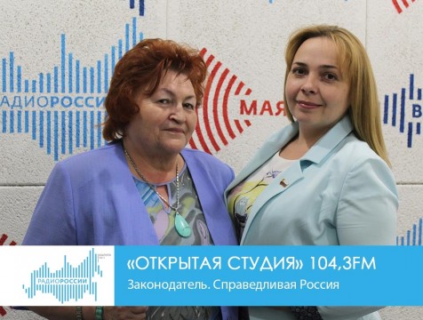 Открытая студия. Законодатель. Справедливая Россия