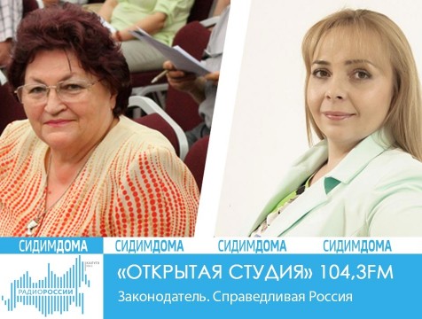 Открытая студия. Законодатель. Справедливая Россия