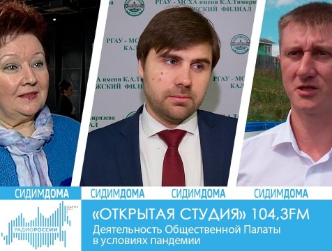 Открытая студия. Деятельность Общественной Палаты  в условиях пандемии