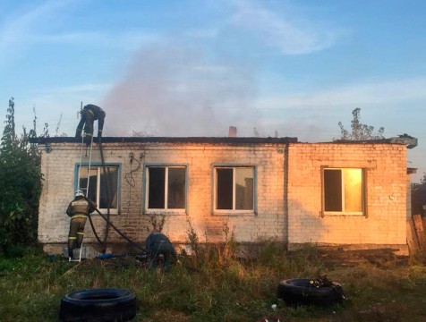 Житель Людинова сгорел в собственном доме