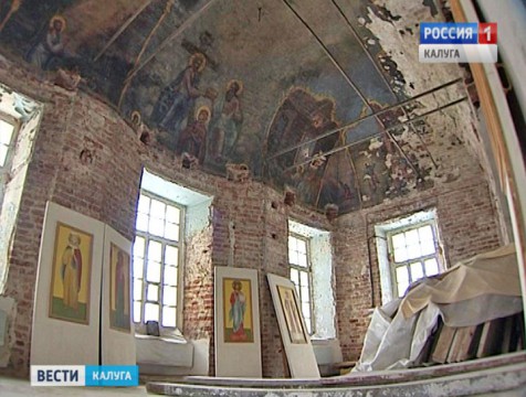 В Казанской церкви обнаружили живопись начала XVIII века