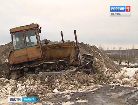 Жители деревни Карачево попросили избавить их от снежных свалок