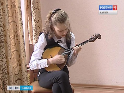 Калужская домристка стала первой на музыкальном конкурсе «Подмосковные вечера»