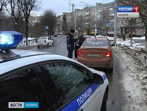 Калужским полицейским попался первый должник за рулём