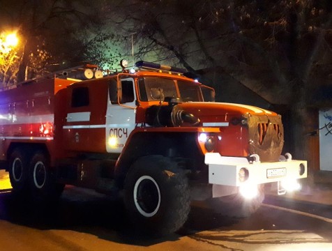В центре Калуги сгорел склад