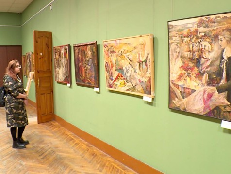 С творчеством художников-монументалистов Тимофеевых познакомили калужан