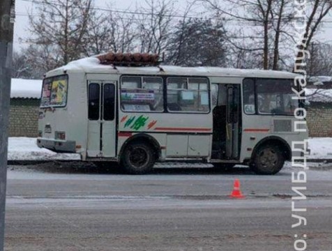 Маршрутный ПАЗ сбил пешехода на «зебре»