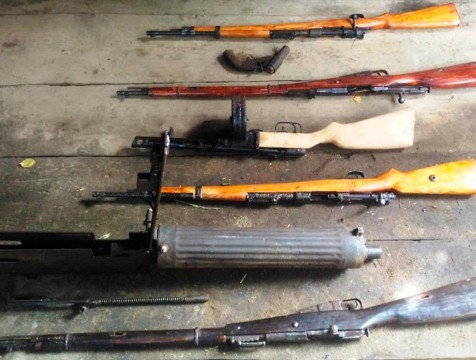 Куйбышевский оружейник собрал подпольный арсенал в своем дворе