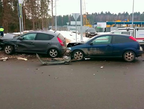 Женщина водитель пострадала при ДТП в Обнинске