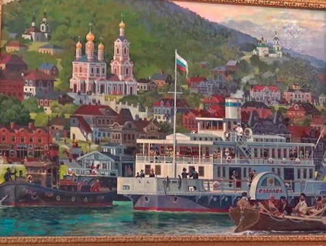 Сильная и духовная Россия предстала на выставке художника Валерия Ржевского
