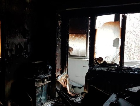 Житель Боровска стал жертвой пожара в квартире