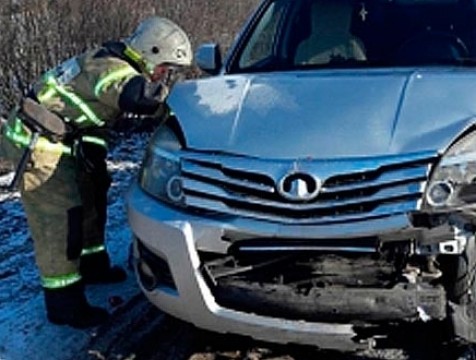 Массовое ДТП произошло на выезде из Калуги