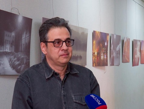 Евгений Фридгельм выставил свои новые работы на ГТРК «Калуга»