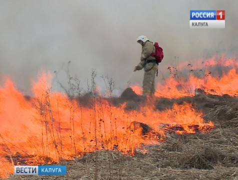 4 апреля в регионе сгорело более 122 гектаров сухой травы