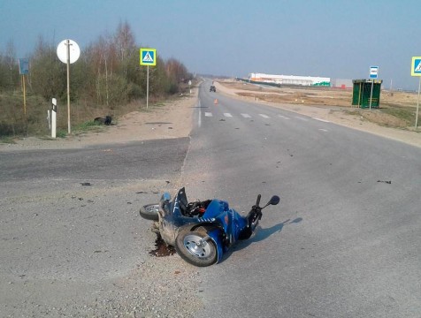 Водитель скутера погиб в Людиновском районе