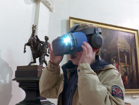 Пейзажи русских художников «оживили» сотрудники калужского музея искусств