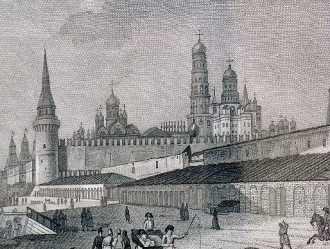 Эстампы и гравюры донаполеоновской Москвы можно увидеть в Доме Батенькова