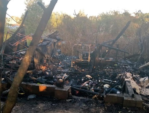 Двое мужчин погибли в результате пожара в Дзержинском районе