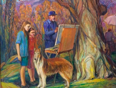 Калужский художник Виктор Медведев отметил 80-летний юбилей выставкой
