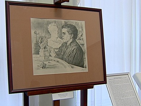Портрет леди советской монументальной скульптуры Веры Мухиной представили в Калуге