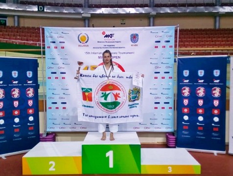 Людиновская каратистка выиграла «золото» на международных соревнованиях в Минске