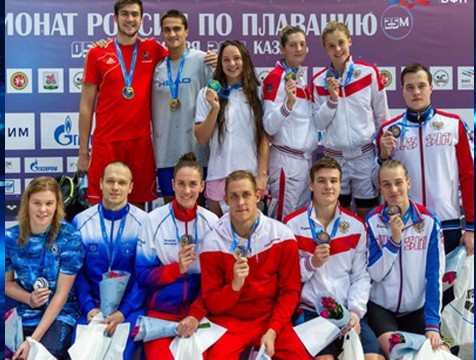 Калужские пловцы выиграли командное «золото» чемпионата России в Казани