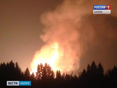В Жуковском районе взорвался газопровод
