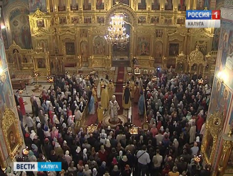 Православные калужане встретили Светлое Христово Воскресение