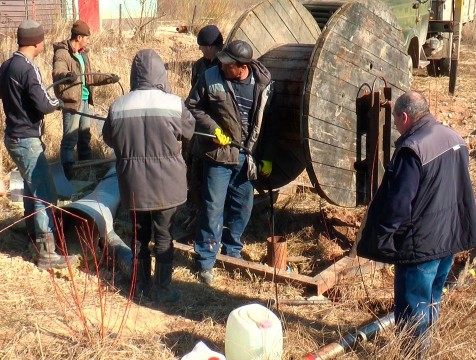 Монтаж новых скважин начался в микрорайоне «Молодежный» Боровского района