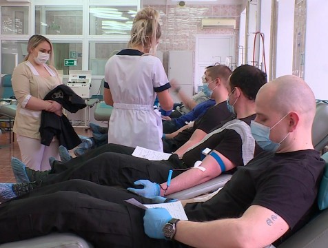 Бойцы Росгвардии сдали кровь в рамках акции «От сердца к сердцу»