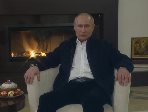 Владимир Путин поздравил россиян с Пасхой