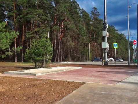 Постамент для памятника освободителям Калуги подготовили в бору