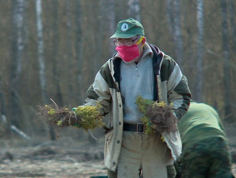 Геоглиф в честь 75-летия Победы появился в Козельском районе