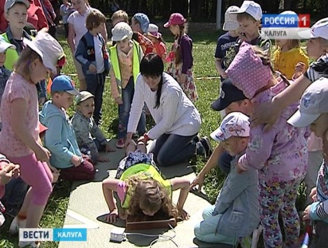 Дошколята попробовали свои силы в сдаче норм ГТО