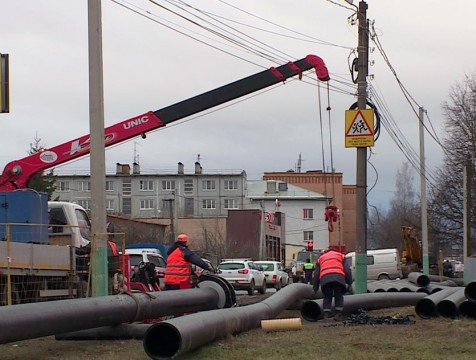 На улице Советской в Калуге завершены работы по замене коммуникаций