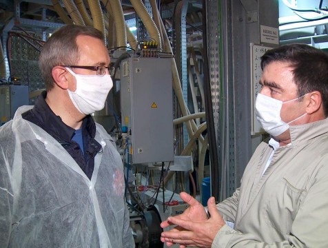 Шапша посетил молочную ферму и химпроизводство в Жуковском районе