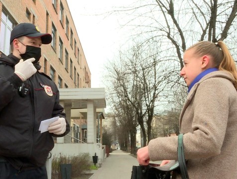 За сутки стражи порядка выписали 86 протоколов за нарушение режима