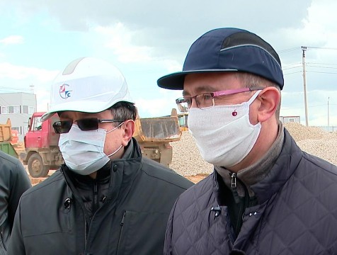 Глава региона проинспектировал стройплощадку студенческого кампуса в Калуге