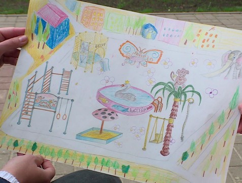 Идеи детей используют при создании игровых площадок