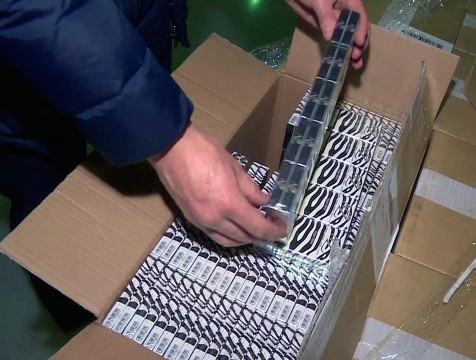 Фуру с нелегальными сигаретами обнаружили калужские полицейские
