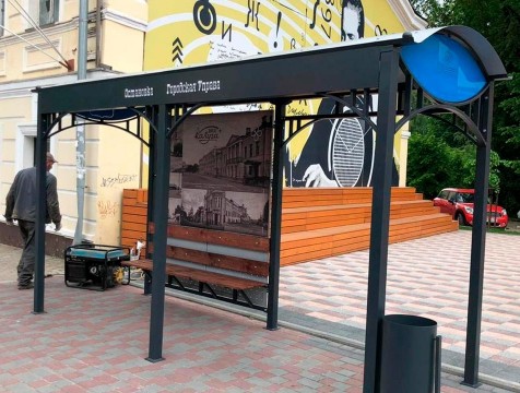 На 7 калужских улицах появятся антивандальные остановки архитектора Алексея Комова