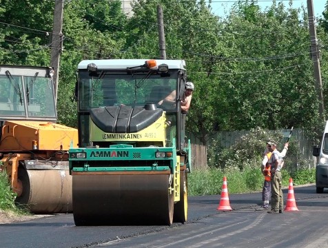В Малоярославце завершается ремонт улицы Маяковского