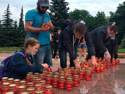 Акция «Свеча памяти» в Калуге стартовала в онлайн формате