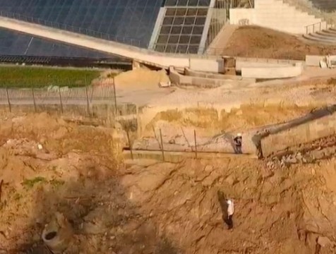 Строительство музея истории космонавтики осложнилось разрушением стены