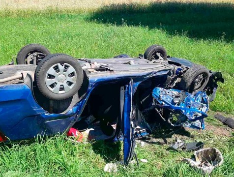 Водитель иномарки погиб в лобовом ДТП в Ульяновском районе